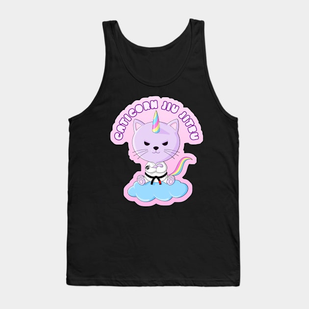 Caticorn Jiu Jitsu Tank Top by undersideland